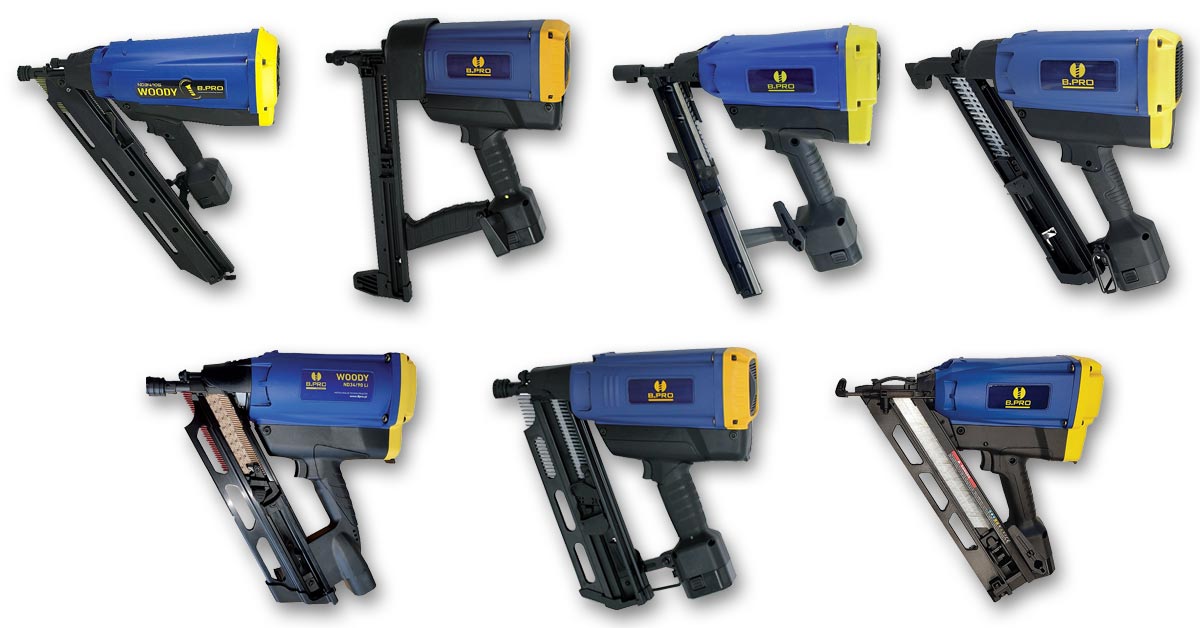 Gwoździarki gazowo-akumulatorowe B.PRO
